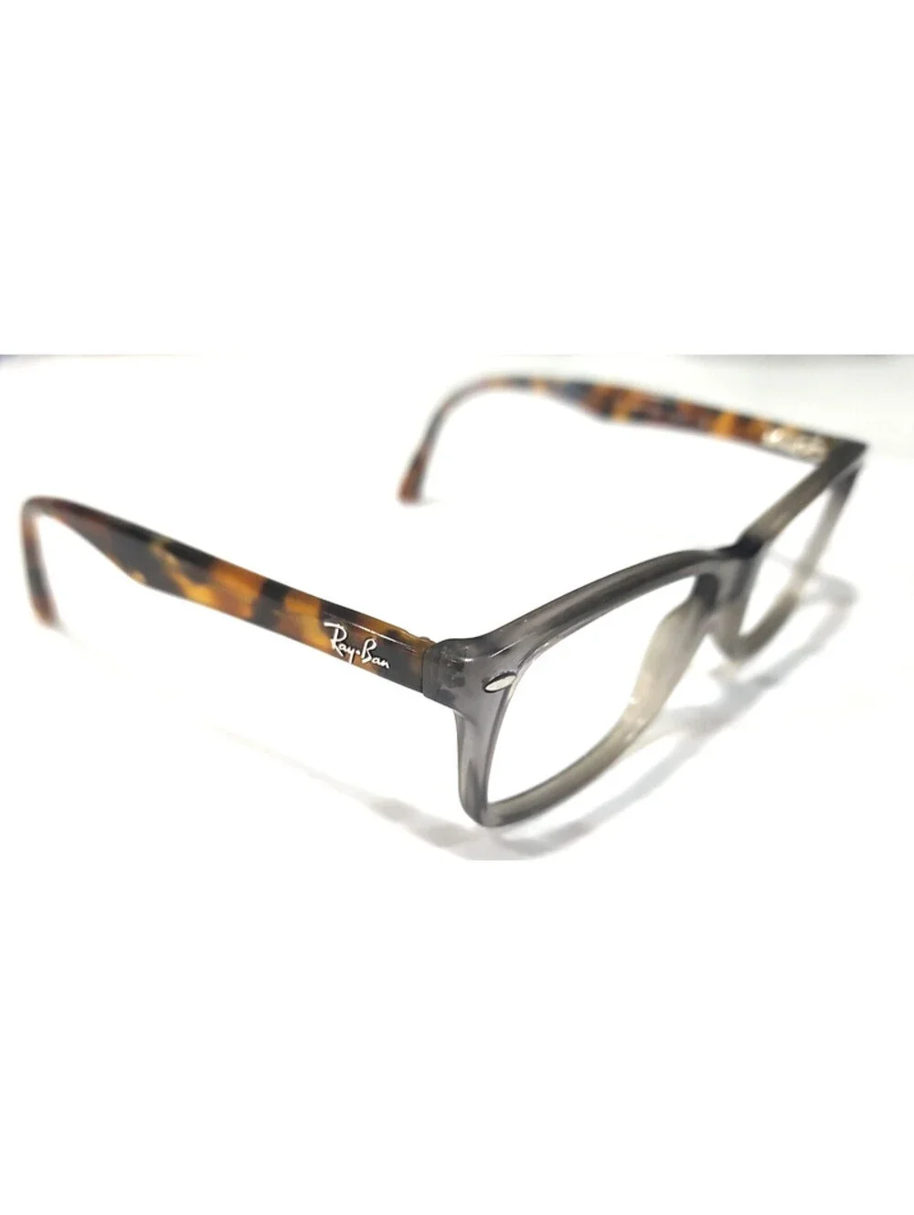 Ray Ban RB5228 5629 Gray Tortoise Oval Eyeglasses Frames 53/17 140 WA